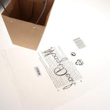 Maxbell Waterproof Kraft Gift Box Packaging Flower Basket Florist Supply 11.5x17x20cm
