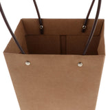 Maxbell Waterproof Kraft Gift Box Packaging Flower Basket Florist Supply 11.5x17x20cm