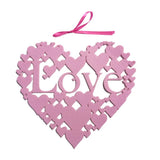Maxbell Non Woven Heart-shaped Love Valentines Day Home Decor Wall Door Hanging Sign