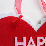 Maxbell Heart-shaped Valentines Day Home Decor Wall Door Hanging Sign Pendants