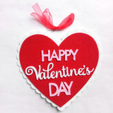 Maxbell Heart-shaped Valentines Day Home Decor Wall Door Hanging Sign Pendants