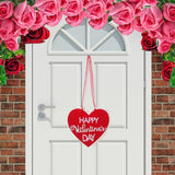 Maxbell Heart-shaped Valentines Day Home Decor Wall Door Hanging Sign Pendants