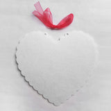 Maxbell Heart-shaped Valentines Day Home Decor Wall Door Hanging Sign Pendants