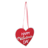 Maxbell Heart-shaped Valentines Day Home Decor Wall Door Hanging Sign Pendants