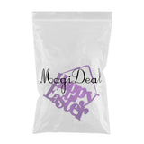 Maxbell Easter Door Hanger Happy Easter Hanging Wall Door Decoration Sign Purple