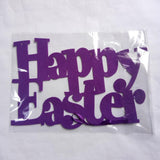 Maxbell Easter Door Hanger Happy Easter Hanging Wall Door Decoration Sign Purple