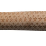 Maxbell Christmas Wooden Rolling Pin Embossed Baking Cookies Biscuit Fondant Decor