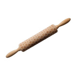 Maxbell Playing Card Wooden Embossed Rolling Pin Baking Tool DIY Kitchen Supplies