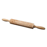 Maxbell Valentine's Day My Heart is Yours Forever Wooden Embossed Rolling Pin DIY