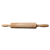 Maxbell Valentine's Day My Heart is Yours Forever Wooden Embossed Rolling Pin DIY