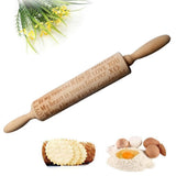 Maxbell Valentine's Day My Heart is Yours Forever Wooden Embossed Rolling Pin DIY