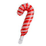 Maxbell 10pcs Mini Christmas Aluminum Foil Balloon Xmas Party Decor Props Cane