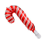 Maxbell 10pcs Mini Christmas Aluminum Foil Balloon Xmas Party Decor Props Cane