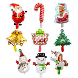 Maxbell 10pcs Mini Christmas Aluminum Foil Balloon Xmas Party Decor Props Unicorn