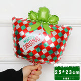 10pcs Mini Christmas Aluminum Foil Balloon Xmas Party Decor Props Gift Box