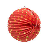 Maxbell 3Pcs Paper Lantern Hanging Decoration for Birthday Wedding Baby Shower Red