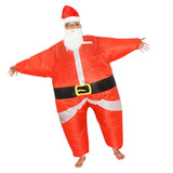 Maxbell Christmas Inflatable Costume Santa Claus Suit Jumpsuit Fancy Dress Outfit L