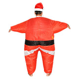 Maxbell Christmas Inflatable Costume Santa Claus Suit Jumpsuit Fancy Dress Outfit L