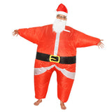 Maxbell Christmas Inflatable Costume Santa Claus Suit Jumpsuit Fancy Dress Outfit L