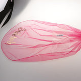 Maxbell Bride to Be Tulle Veil with Comb for Wedding Bridal Shower 1 Layer Rose Red