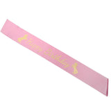 Maxbell Magical Unicorn Happy Birthday Satin Sash Costume Accessories Pink