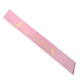Maxbell Magical Unicorn Happy Birthday Satin Sash Costume Accessories Pink