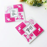 Maxbell 2pcs Table Cup Mat Photo Coaster Placemat Baby Shower Table Decoration Pink