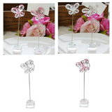 Maxbell Butterfly Table Place Name Card Clip Stand Holder Wedding Party Table Decor