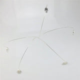 Max Crystal Rhinestone Cupcake Picks Toppers Birthday Party Cake Decor Silver