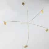 Max Crystal Rhinestone Cupcake Picks Toppers Birthday Party Cake Decor Gold