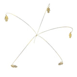 Max Crystal Rhinestone Cupcake Picks Toppers Birthday Party Cake Decor Gold
