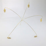 Max Crystal Rhinestone Cupcake Picks Toppers Birthday Party Cake Decor Gold