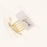 Max Mini Rhinestone Drop Crown Tiara Wedding Banquet Hair Jewelry Gold