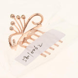 Max Glitter Rhinestone Drop Crown Tiara Comb Wedding Prom Hair Costume Rose Gold