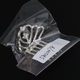 Max Mini Girls Kid Rhinestone Crown Bridal Tiara Hair Comb Accessories Silver