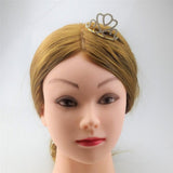 Max Princess Crystal Crown Mini Tiara with Comb Headpiece Jewlery Gold