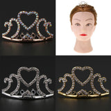 Maxbell Mini Tiara Princess Crystal Crown Hair Comb Headpiece Hair Jewelry Silver