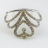 Maxbell Sparking Princess Crown Mini  Girl Tiara Hair Comb Headpiece   Silver