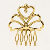 Maxbell Sparking Princess Crown Mini  Girl Tiara Hair Comb Headpiece   Gold