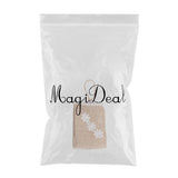Maxbell Vintage Jute Linen Candy Bags Burlap Gift Baskets Wedding Favors C