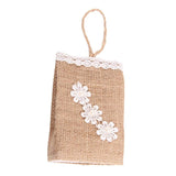 Maxbell Vintage Jute Linen Candy Bags Burlap Gift Baskets Wedding Favors C