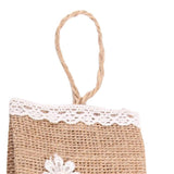 Maxbell Vintage Jute Linen Candy Bags Burlap Gift Baskets Wedding Favors C