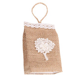 Maxbell Vintage Jute Linen Candy Bags Burlap Gift Baskets Wedding Favors D