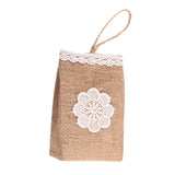 Max Vintage Jute Linen Candy Bags Burlap Gift Baskets Wedding Favors E
