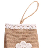 Max Vintage Jute Linen Candy Bags Burlap Gift Baskets Wedding Favors E