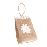 Maxbell Vintage Jute Linen Candy Bags Burlap Gift Baskets Wedding Favors F