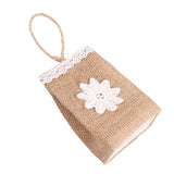 Maxbell Vintage Jute Linen Candy Bags Burlap Gift Baskets Wedding Favors F