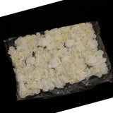 Maxbell Artificial Silk Rose Hydrangea Flower Wall Decor White