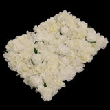 Maxbell Artificial Silk Rose Hydrangea Flower Wall Decor White