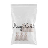 Maxbell 6pcs Cotton Linen Jewelry Pouch Drawstring Gift Bag Wedding Gift Favor